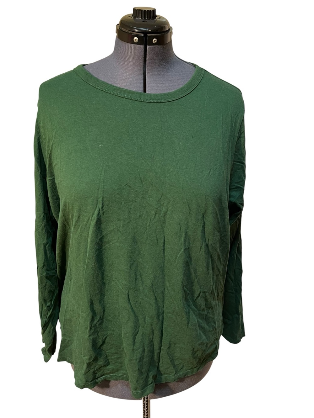 Old Navy Womens Plus Size 2X Long Sleeve T-Shirt Crewneck Jersey EveryWear Field